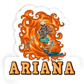 Surfeur Autocollant Ariana Image