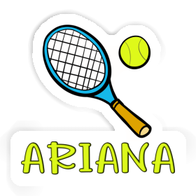 Aufkleber Ariana Tennisschläger Image