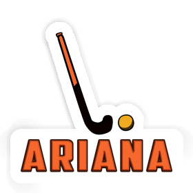 Ariana Aufkleber Unihockeyschläger Image