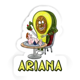 Ariana Sticker Avocado Image