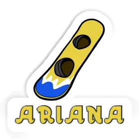 Ariana Sticker Wakeboard Image