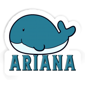 Ariana Aufkleber Walfisch Image