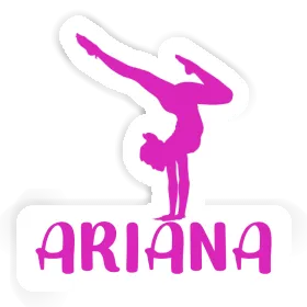 Autocollant Ariana Femme de yoga Image