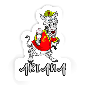 Sticker Baseballspieler Ariana Image