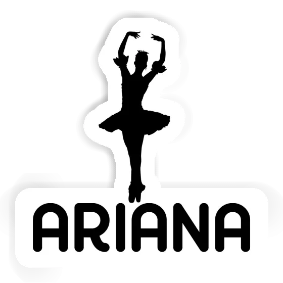 Ariana Sticker Ballerina Notebook Ariana Sticker Ballerina Gift package Image
