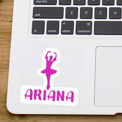 Autocollant Ariana Ballerine Notebook Autocollant Ariana Ballerine Gift package Image