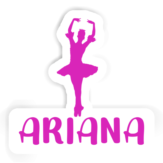 Autocollant Ariana Ballerine Notebook Autocollant Ariana Ballerine Gift package Image