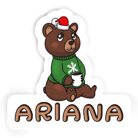 Ariana Sticker Weihnachtsbär Notebook Ariana Sticker Weihnachtsbär Gift package Image