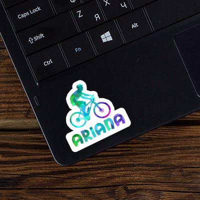 Ariana Sticker Biker Laptop Image