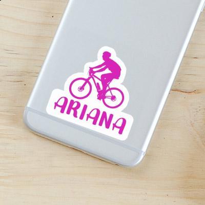 Ariana Sticker Biker Laptop Image