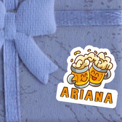 Beer Sticker Ariana Notebook Image