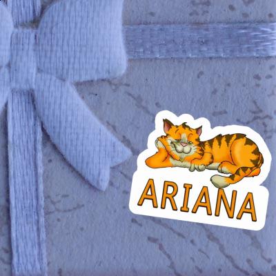 Ariana Aufkleber Katze Laptop Image