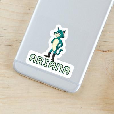 Aufkleber Ariana Katze Notebook Aufkleber Ariana Katze Notebook Image
