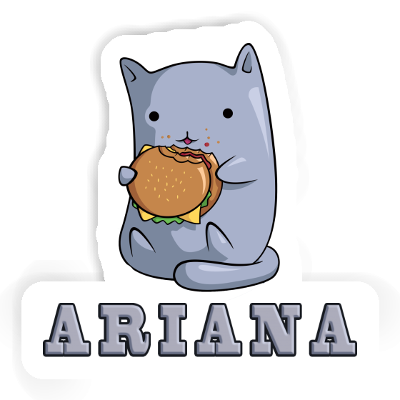 Sticker Ariana Cat Gift package Image