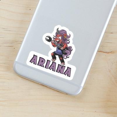 Aufkleber Rockendes Einhorn Ariana Notebook Aufkleber Rockendes Einhorn Ariana Gift package Image