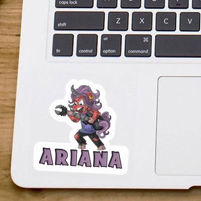 Aufkleber Rockendes Einhorn Ariana Notebook Aufkleber Rockendes Einhorn Ariana Gift package Image