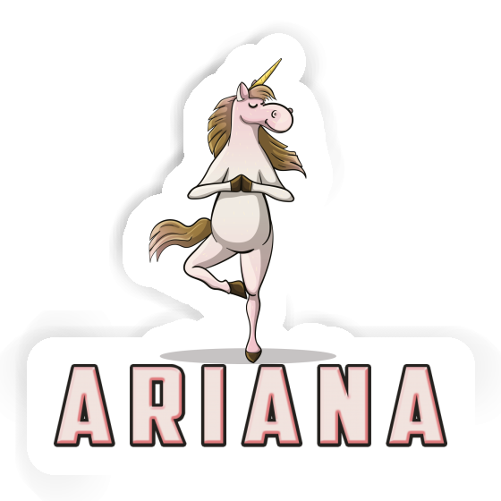 Autocollant Licorne Ariana Laptop Image