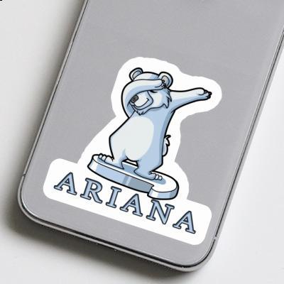 Autocollant Ours polaire Ariana Laptop Image