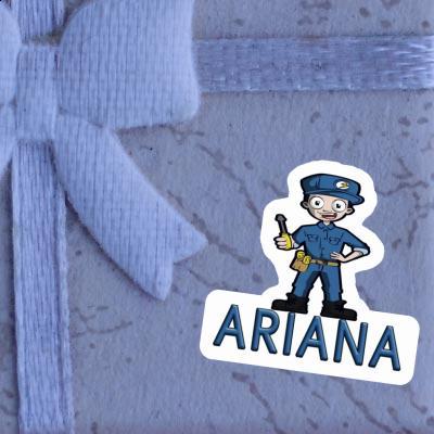 Aufkleber Elektriker Ariana Gift package Image