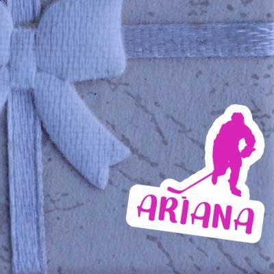 Joueuse de hockey Autocollant Ariana Notebook Image