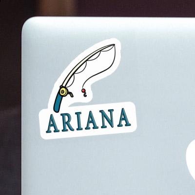 Angelrute Aufkleber Ariana Laptop Image