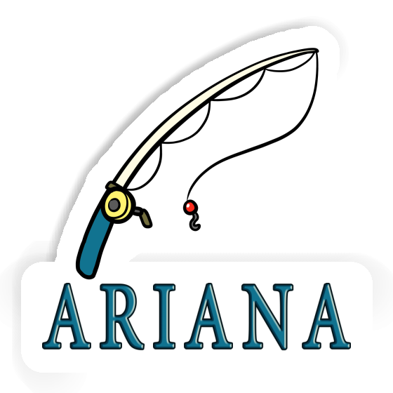 Sticker Fishing Rod Ariana Notebook Image