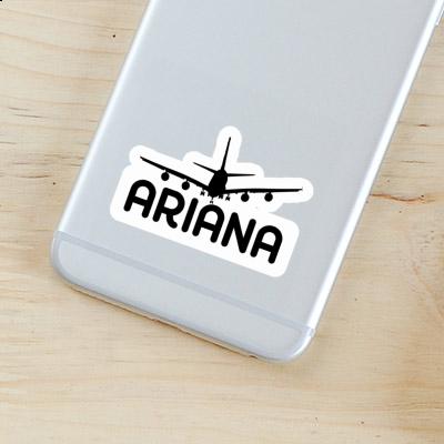 Autocollant Ariana Avion Laptop Image
