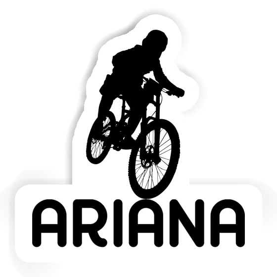 Aufkleber Ariana Freeride Biker Laptop Image