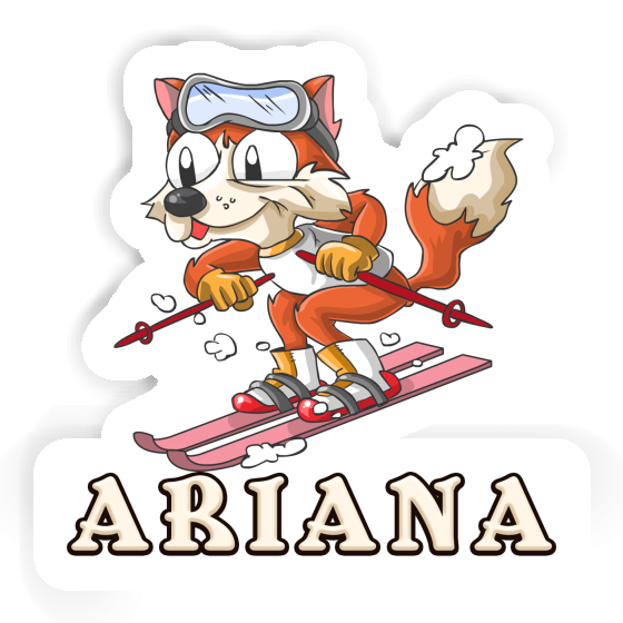Autocollant Ariana Skieur Notebook Autocollant Ariana Skieur Notebook Image