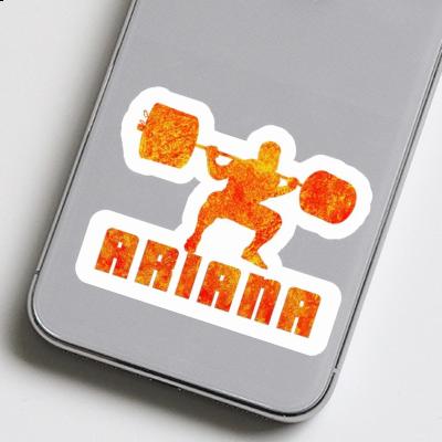 Ariana Sticker Weightlifter Notebook Ariana Sticker Weightlifter Notebook Image