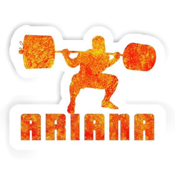 Ariana Sticker Weightlifter Ariana Sticker Weightlifter Image