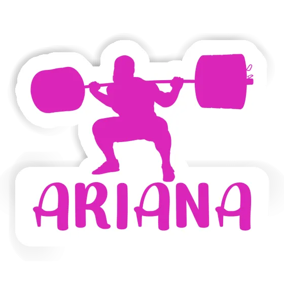 Weightlifter Sticker Ariana Notebook Weightlifter Sticker Ariana Gift package Image