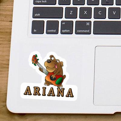 Ariana Autocollant Chien guitariste Gift package Image