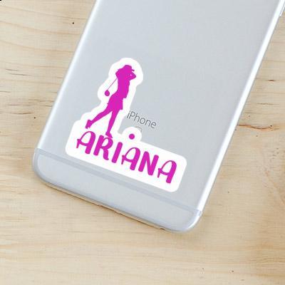 Golfer Sticker Ariana Notebook Golfer Sticker Ariana Notebook Image