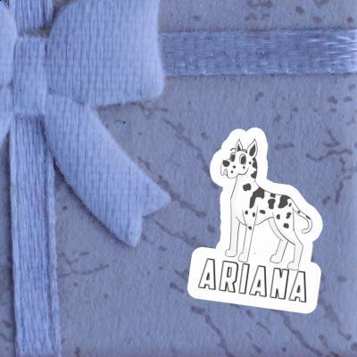 Chien Grand Danois Autocollant Ariana Notebook Chien Grand Danois Autocollant Ariana Notebook Image
