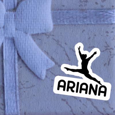 Ariana Autocollant Gymnaste Laptop Image