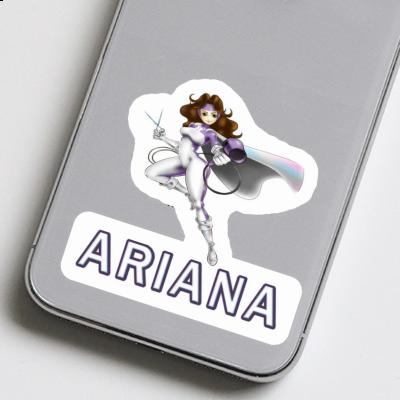 Autocollant Ariana Coiffeuse Autocollant Ariana Coiffeuse Image