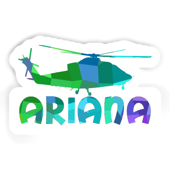 Aufkleber Ariana Helikopter Laptop Image