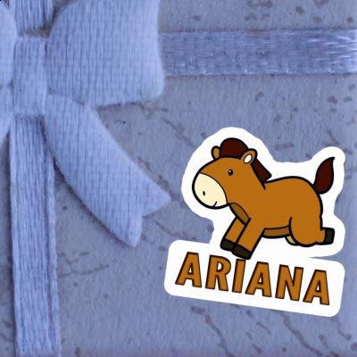 Horse Sticker Ariana Notebook Image