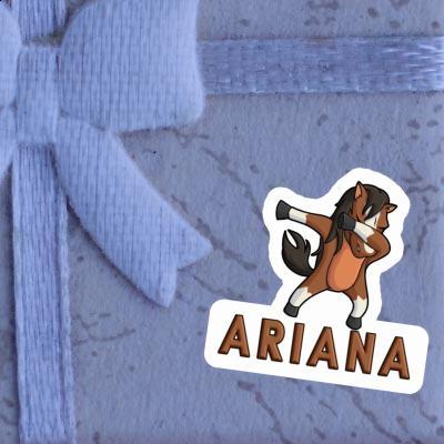 Sticker Ariana Dabbing Horse Notebook Sticker Ariana Dabbing Horse Gift package Image