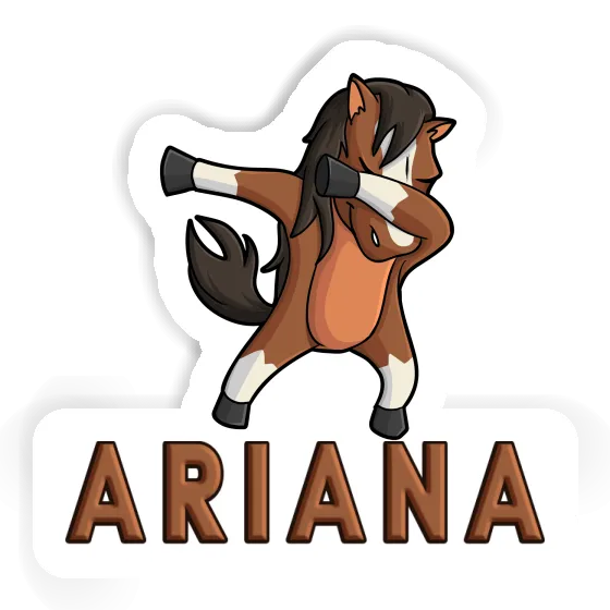 Sticker Ariana Dabbing Horse Laptop Sticker Ariana Dabbing Horse Laptop Image