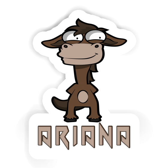 Ariana Sticker Standing Horse Image