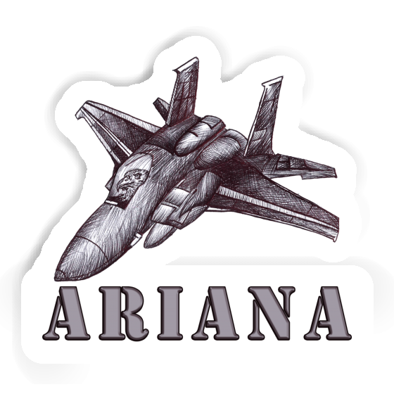 Sticker Ariana Flugzeug Image