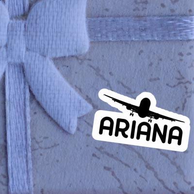 Sticker Airplane Ariana Laptop Image