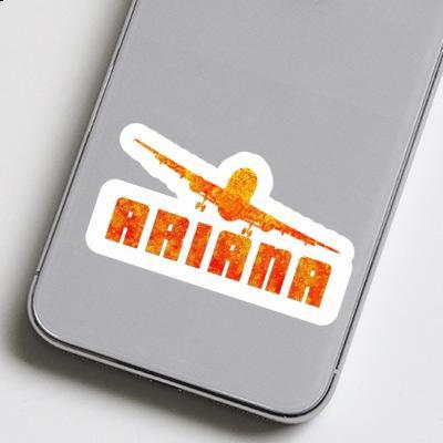 Sticker Ariana Airplane Laptop Image