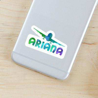 Aufkleber Ariana Flugzeug Image
