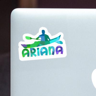 Kayaker Sticker Ariana Notebook Image