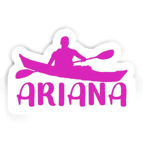 Ariana Sticker Kayaker Gift package Image