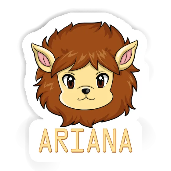 Autocollant Tête de lion Ariana Laptop Autocollant Tête de lion Ariana Laptop Image