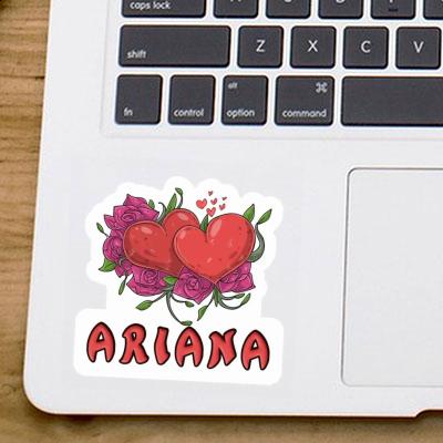 Sticker Herz Ariana Laptop Image